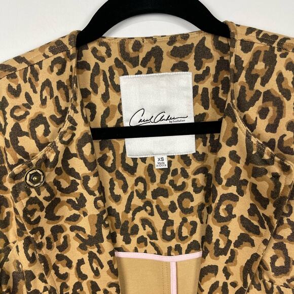 CAbi‎ Carol Anderson Leopard Print Estate Jacket SZ XS - Picture 5 of 10